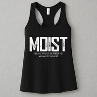 Moist Because At Least One Person You Know Hates This Word Womens Tank Top
