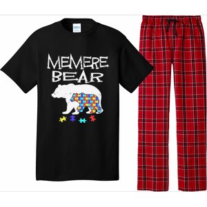 Memere Bear Autism Awareness Autism Mama Mom Mommy T Pajama Set