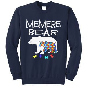 Memere Bear Autism Awareness Autism Mama Mom Mommy T Tall Sweatshirt