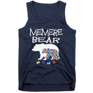 Memere Bear Autism Awareness Autism Mama Mom Mommy T Tank Top