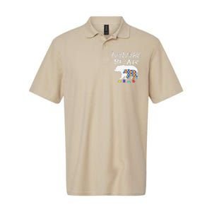 Memere Bear Autism Awareness Autism Mama Mom Mommy T Softstyle Adult Sport Polo