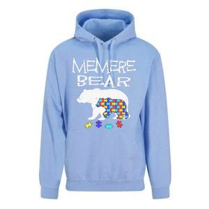 Memere Bear Autism Awareness Autism Mama Mom Mommy T Unisex Surf Hoodie