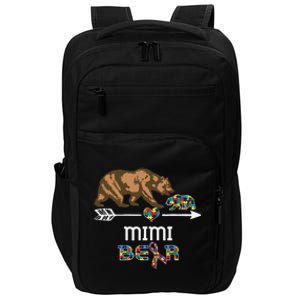 Mimi Bear Autism Awareness Autism Mimi Tee Impact Tech Backpack