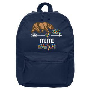 Mimi Bear Autism Awareness Autism Mimi Tee 16 in Basic Backpack