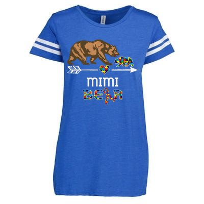 Mimi Bear Autism Awareness Autism Mimi Tee Enza Ladies Jersey Football T-Shirt