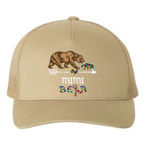 Mimi Bear Autism Awareness Autism Mimi Tee Yupoong Adult 5-Panel Trucker Hat