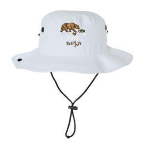 Mimi Bear Autism Awareness Autism Mimi Tee Legacy Cool Fit Booney Bucket Hat