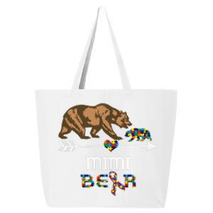 Mimi Bear Autism Awareness Autism Mimi Tee 25L Jumbo Tote