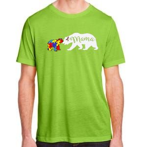 Mama Bear Autism Awareness Mom Grandma Women Gift Adult ChromaSoft Performance T-Shirt