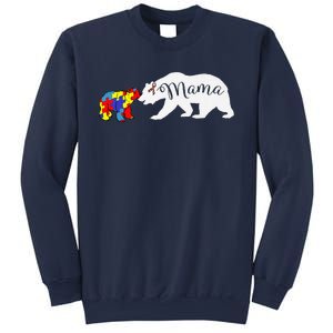 Mama Bear Autism Awareness Mom Grandma Women Gift Sweatshirt