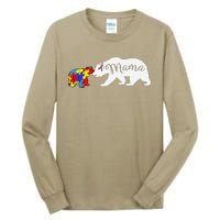 Mama Bear Autism Awareness Mom Grandma Women Gift Tall Long Sleeve T-Shirt