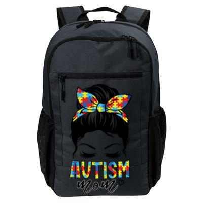 Messy Bun Autism Mom Daily Commute Backpack