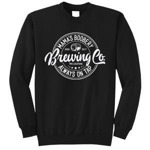 Mamas Boobery Always On Tap Brewing Co Breastfeeding Gift Mamas Boober Sweatshirt