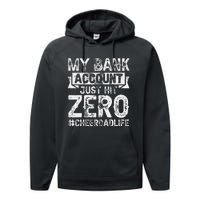 My Bank Account Just Hit Zero Cheer Dad Proud Cheer Father Performance Fleece Hoodie