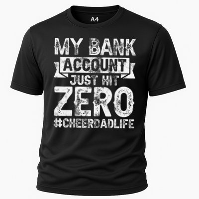My Bank Account Just Hit Zero Cheer Dad Proud Cheer Father Performance Shirt