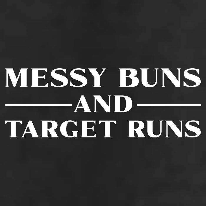 Messy Buns And Target Runs Garment-Dyed Fleece Hoodie