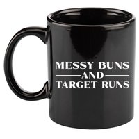 Messy Buns And Target Runs 11oz C Handle Ceramic Mug