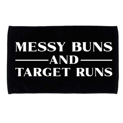 Messy Buns And Target Runs Microfiber Hand Towel