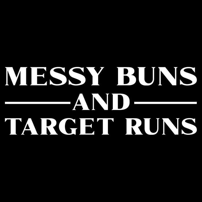 Messy Buns And Target Runs Cropped Pullover Crew