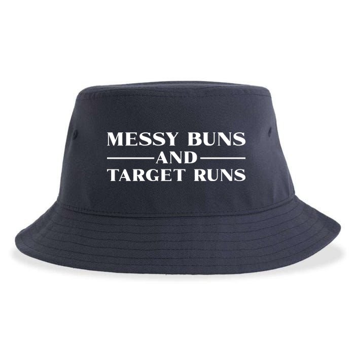 Messy Buns And Target Runs Sustainable Bucket Hat