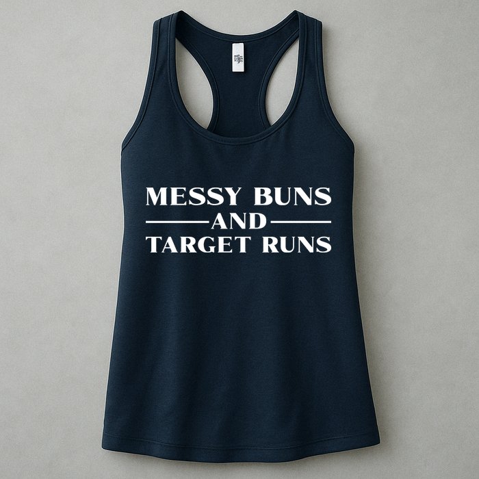 Messy Buns And Target Runs Womens Tank Top
