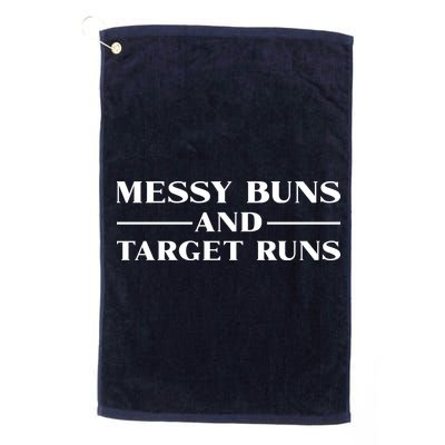 Messy Buns And Target Runs Golf Towel