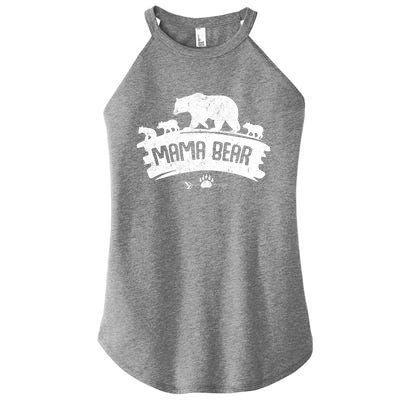 Mama Bear And Three Cubs Women's Perfect Tri Rocker Tank