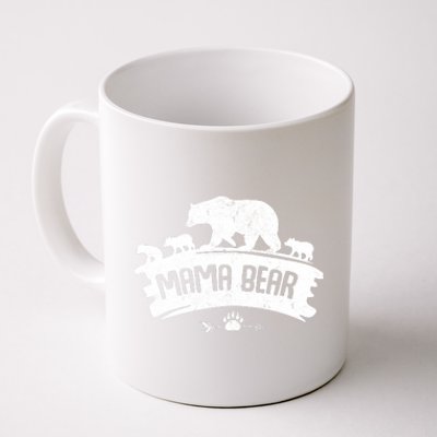 Mama Bear And Three Cubs Coffee Mug