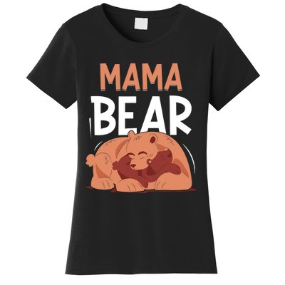 Mama Bear Animal Pun Bear Lover Mom Mother Mommy Mothers Day Women's T-Shirt