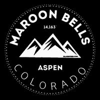 Maroon Bells Aspen Colorado Mountain Adventure Button