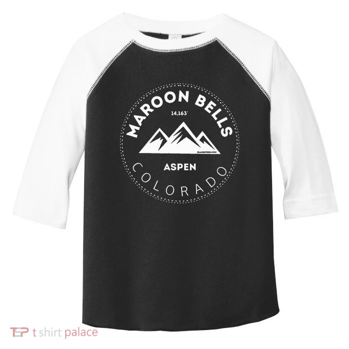 Maroon Bells Aspen Colorado Mountain Adventure Toddler Fine Jersey T-Shirt