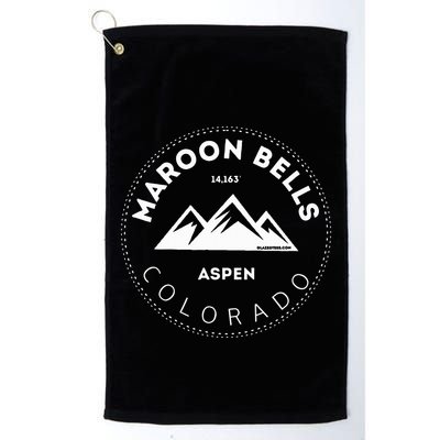 Maroon Bells Aspen Colorado Mountain Adventure Golf Towel