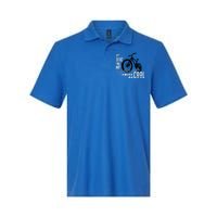 My Bike And Me Twice As Cool Funny Mountain Bike Cool Gift Softstyle Adult Sport Polo