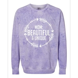 Mom Beautiful And Unique Meaningful Gift Mother's Day Gift Colorblast Crewneck Sweatshirt