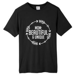 Mom Beautiful And Unique Meaningful Gift Mother's Day Gift Tall Fusion ChromaSoft Performance T-Shirt