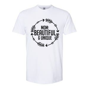 Mom Beautiful And Unique Meaningful Gift Mother's Day Gift Softstyle CVC T-Shirt