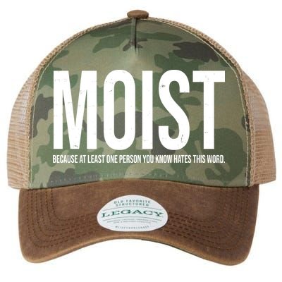 MOIST Because At Least One Person You Know Hates This Word Legacy Tie Dye Trucker Hat