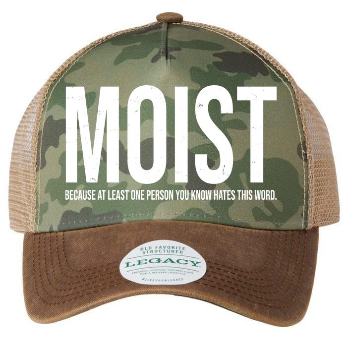 MOIST Because At Least One Person You Know Hates This Word Legacy Tie Dye Trucker Hat