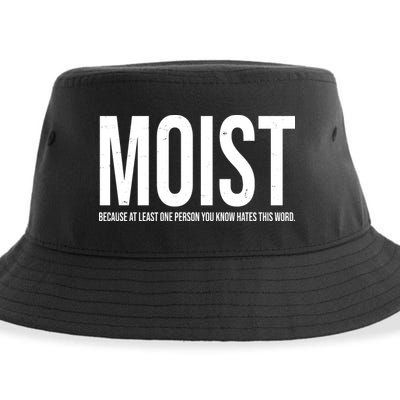 MOIST Because At Least One Person You Know Hates This Word Sustainable Bucket Hat