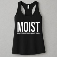 MOIST Because At Least One Person You Know Hates This Word Womens Tank Top