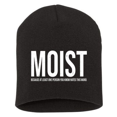 MOIST Because At Least One Person You Know Hates This Word Short Acrylic Beanie