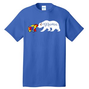 Mama Bear Autism Awareness Sweater Proud Mom Grandma Gift Tall T-Shirt