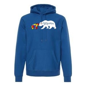 Mama Bear Autism Awareness Sweater Proud Mom Grandma Gift Premium Hoodie