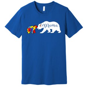 Mama Bear Autism Awareness Sweater Proud Mom Grandma Gift Premium T-Shirt