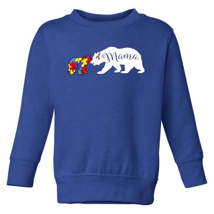 Mama Bear Autism Awareness Sweater Proud Mom Grandma Gift Toddler Sweatshirt