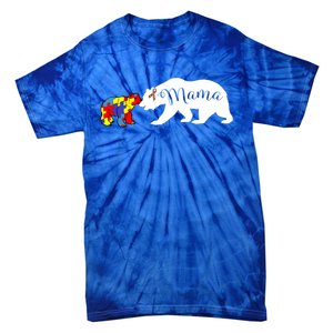 Mama Bear Autism Awareness Sweater Proud Mom Grandma Gift Tie-Dye T-Shirt