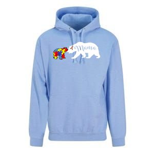 Mama Bear Autism Awareness Sweater Proud Mom Grandma Gift Unisex Surf Hoodie