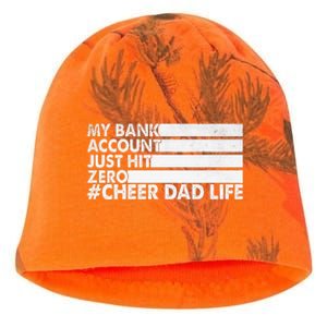 My Bank Account Just Hit Zero Cheer Dad Kati - Camo Knit Beanie