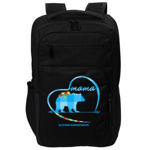 Mama Bear Autism Awareness Mom Mother Funny Gift 'S Meaningful Gift Impact Tech Backpack