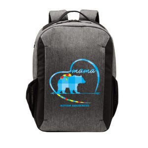 Mama Bear Autism Awareness Mom Mother Funny Gift 'S Meaningful Gift Vector Backpack